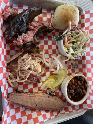 Big Stick BBQ Combo Plate Combo for 1