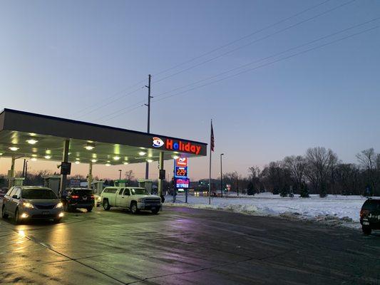 Strong light after sunset brings Joy to my eyes