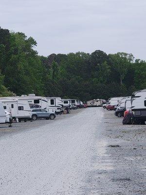The actual camp ground