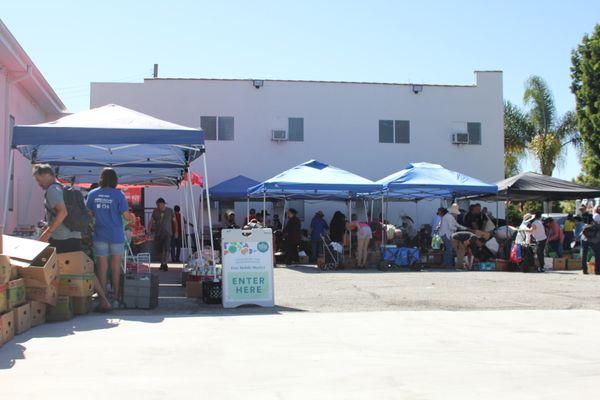 Our Food pantry every Friday at 11 Am.