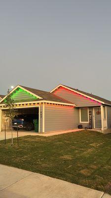 Permanent outdoor lighting