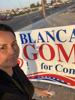 Me and work at the city