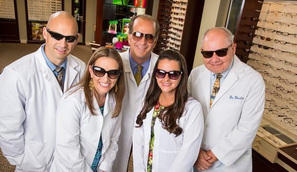 Our doctors!! Back row: Dr. Michael Berzansky, Dr. Michael Campbell, Dr. James Kondor. Front row: Dr Tara Baideme and Dr. Haley Bowles