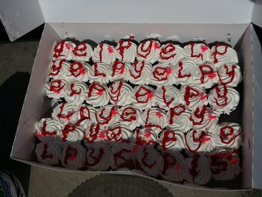 Yelp cupcakes made by Nancy