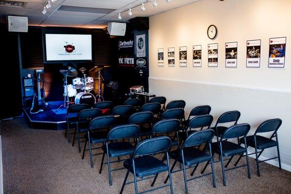 We have a small venue for recitals and concerts.