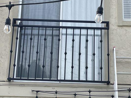 Juliet Balcony railing.