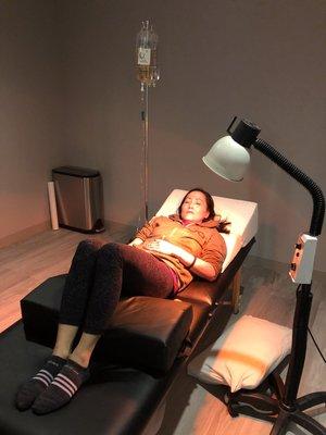 Infrared heat and IV vitamin therapy. IV drips for wellness, immunity, energy, jetlag, etc. wellness matters.