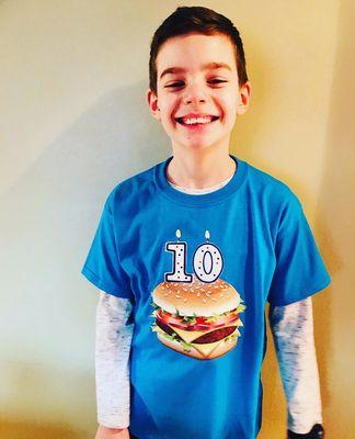 Birthday shirts