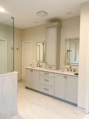 Bathroom cabinet upgrade