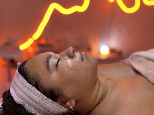 After Dermaplaning Facial