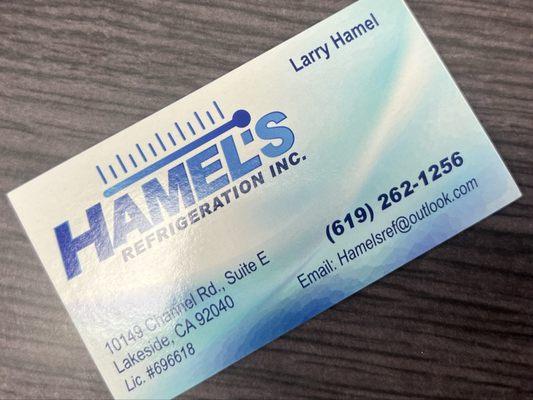 Hamel's Refrigeration Heating & Air Conditioning Service