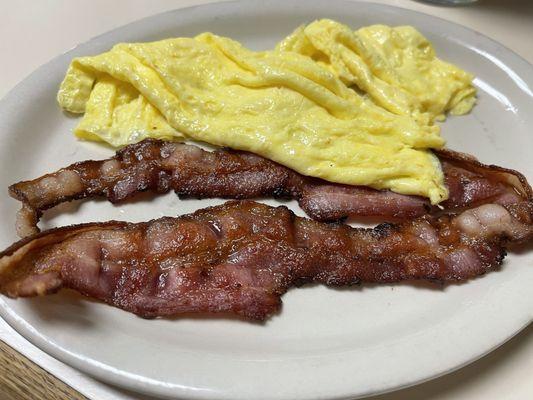 Side of Bacon & Eggs @ Parkside Cafe.