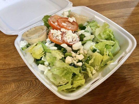 Greek Salad minus the olives