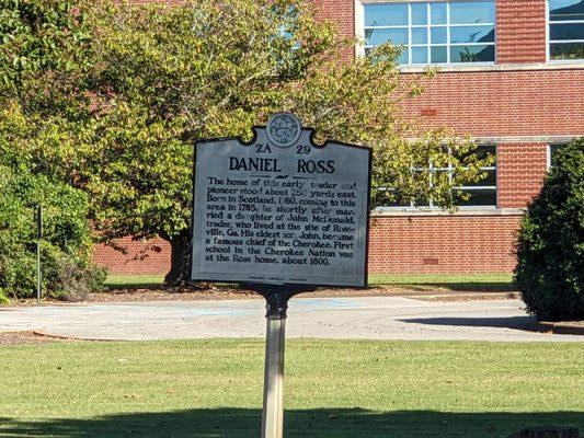 Daniel Ross Historical Marker, Chattanooga