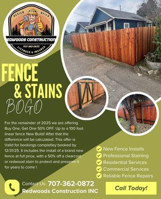 Redwoods Construction