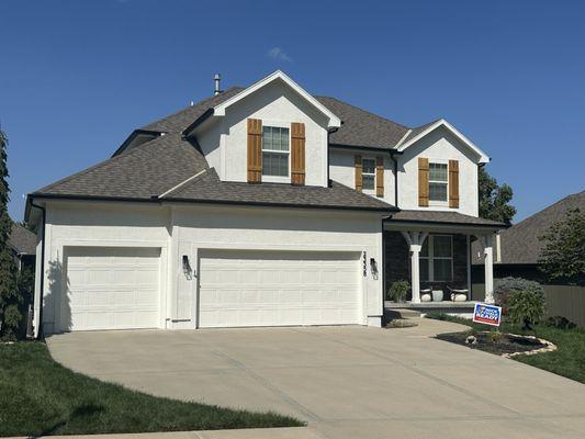 Olathe repaint. Built custom shutters.