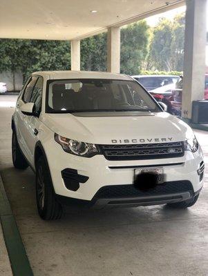 My rental from Enterprise at Hornberg Jaguar/Land Rover Service