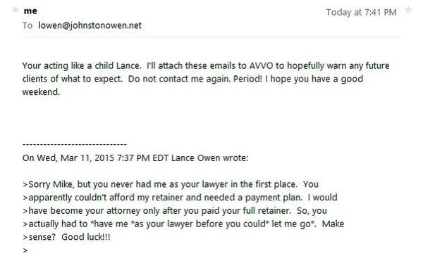 If you are looking for professionalism and a level demeanor then keep looking.