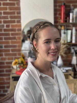 Wedding updo