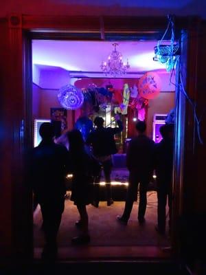 House show. Intimate space.