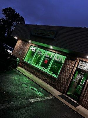 Front of the building