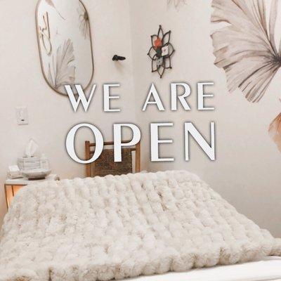 We are open!!