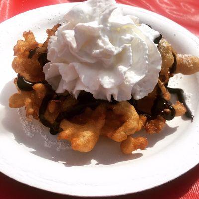 Mini funnel cakes. Yum yum!