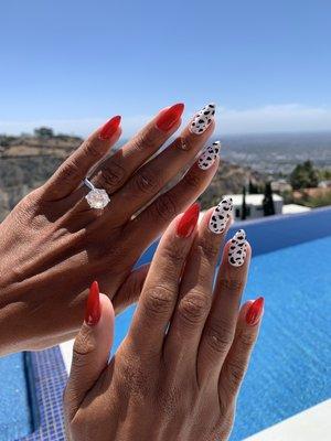 It's not just nails, it's a MOoO-vement. Pun 5/10, nails 10/10.