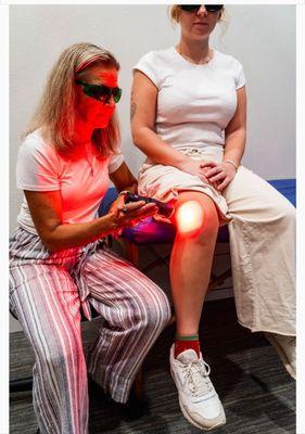Cold laser treatments for muscular skeletal pain and nerve healing