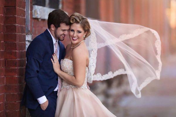 Wedding hairstyle Niki did.