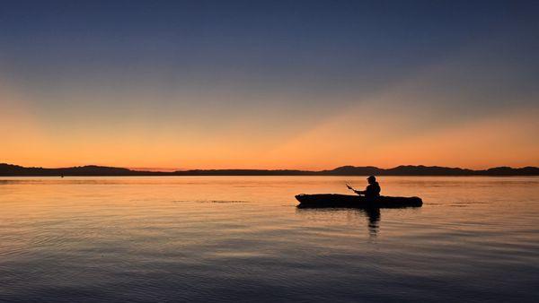 The sunset was gorgeous!