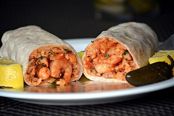 Regular Shrimp Burrito