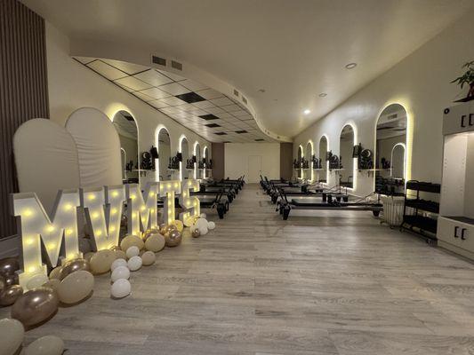 This is the interior of the business. It's modern, sleek and simple for a more comfortable and stylish environment.