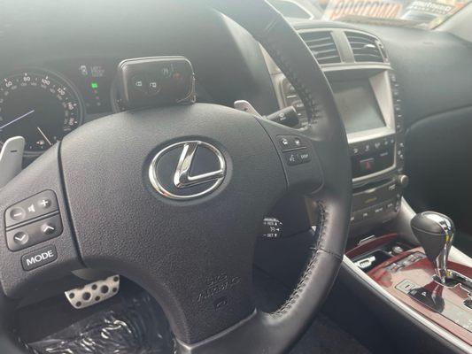 Lexus car Key push to start