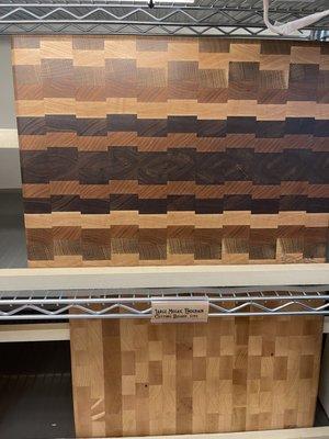 Large and small cutlery boards hand made in this shop.