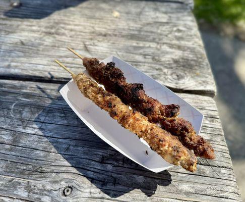 Beef & Chicken Skewers
