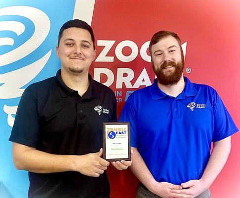 We are proud to be part of the Triangle East Chamber of Commerce!