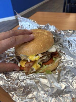 The Double Cowboy Burger