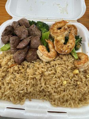 Steak and shrimp