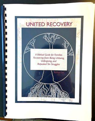 The gorgeous first print of my new book, "United Recovery"