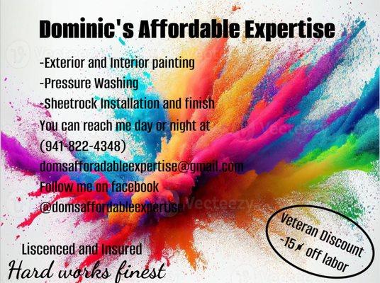 Dom’s Affordable Expertise