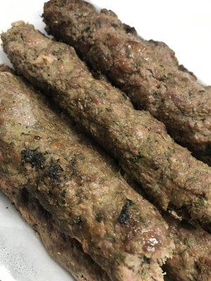 Lamb seekh kebabs!
