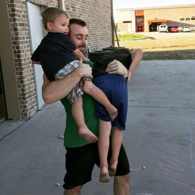 #allyougottadois let Coach take the kids to the car.