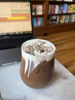 Iced Mocha with Cold foam