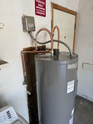 Water heater replacement.