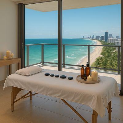 View from a Miami Skyrise! What a way to enjoy your weekend!