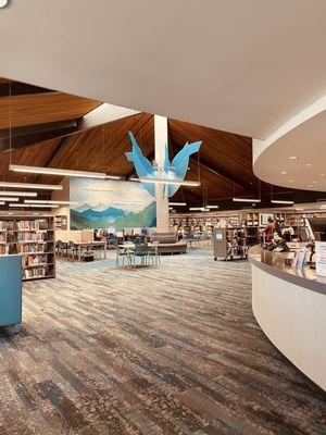 Inside the facility.