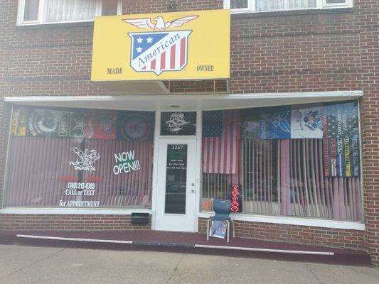 Just across from Vivid Graphix, can't miss us