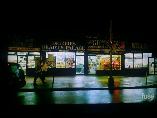 Delores got her moment of fame in the 1998 movie, "Belly"! The story's about two young friends involved in slinging.