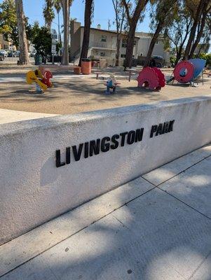 Playground behind the wall